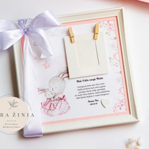 Krikštynų rėmelis krikšto tėveliams