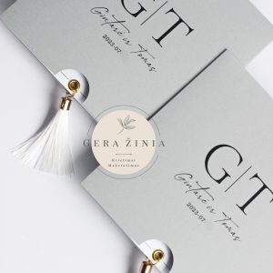 Vestuvių kvietimai su kutu