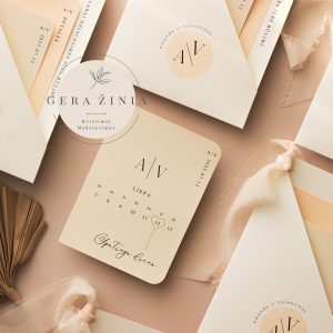 Romantiški vestuvių kvietimai