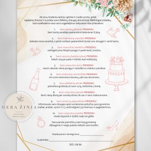 Mergvakario priesaika „Gėlės“