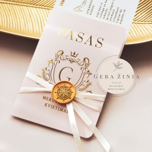 Mergvakario kvietimas (lėktuvo bilietas)