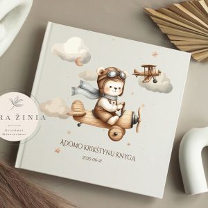 Krikštynų palinkėjimų knyga (meškutis)