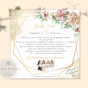 Mergvakario kvietimas (gėlės)