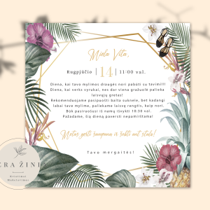 Mergvakario kvietimas (Tropikai)