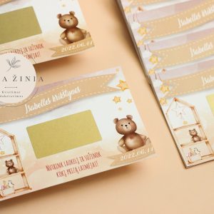 Krikštynų nutrinama loterija